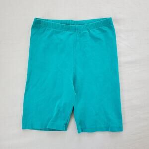 Vintage Aqua Green Biker Shorts kids 10/12